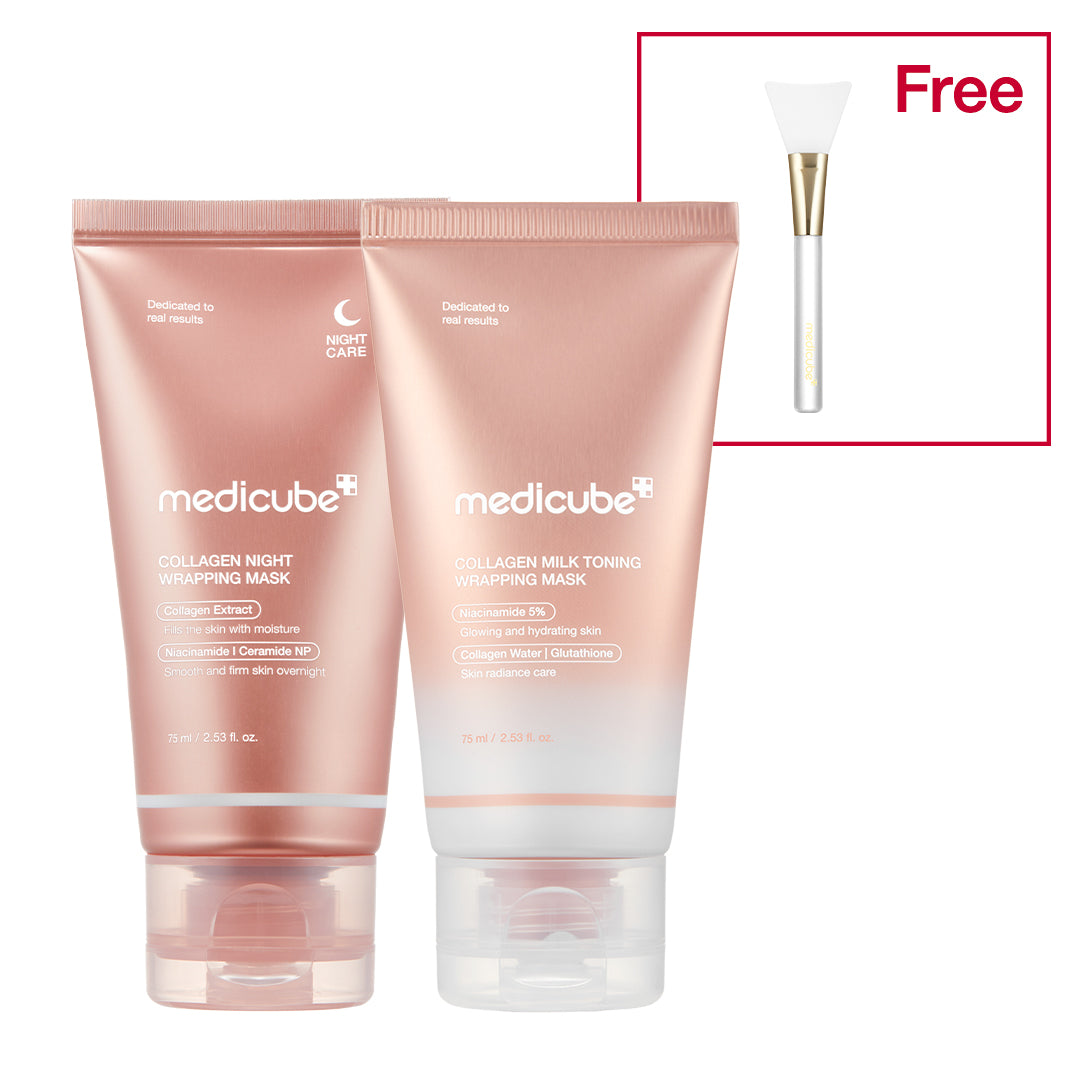 Collagen Night Wrapping Mask — Collagen&Milk Bundle (2PACK)