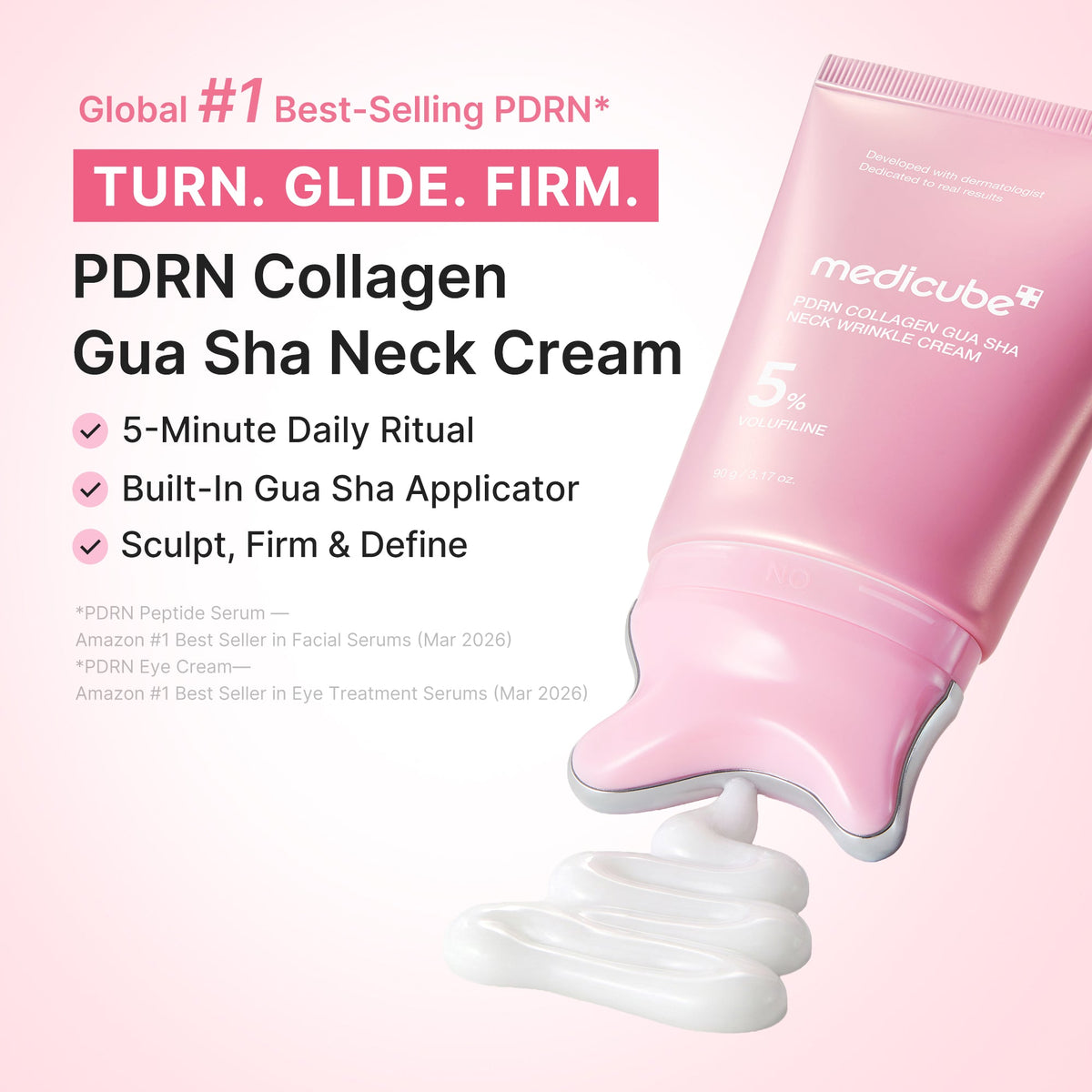 [Exclusive Deal] Amazon’s #1 Beauty Brand |  PDRN Collagen Gua Sha Neck Wrinkle Cream