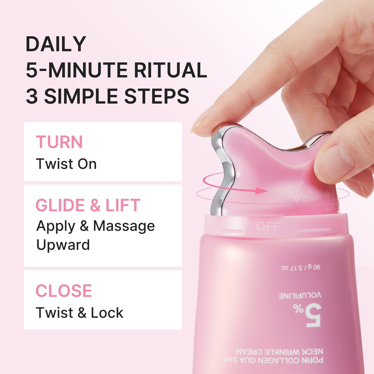 [Exclusive Deal] Amazon’s #1 Beauty Brand |  PDRN Collagen Gua Sha Neck Wrinkle Cream