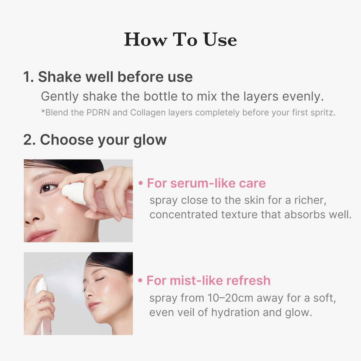 [Exclusive Deal] Amazon’s #1 Beauty Brand |  PDRN Pink Collagen Glow Jelly Mist Serum