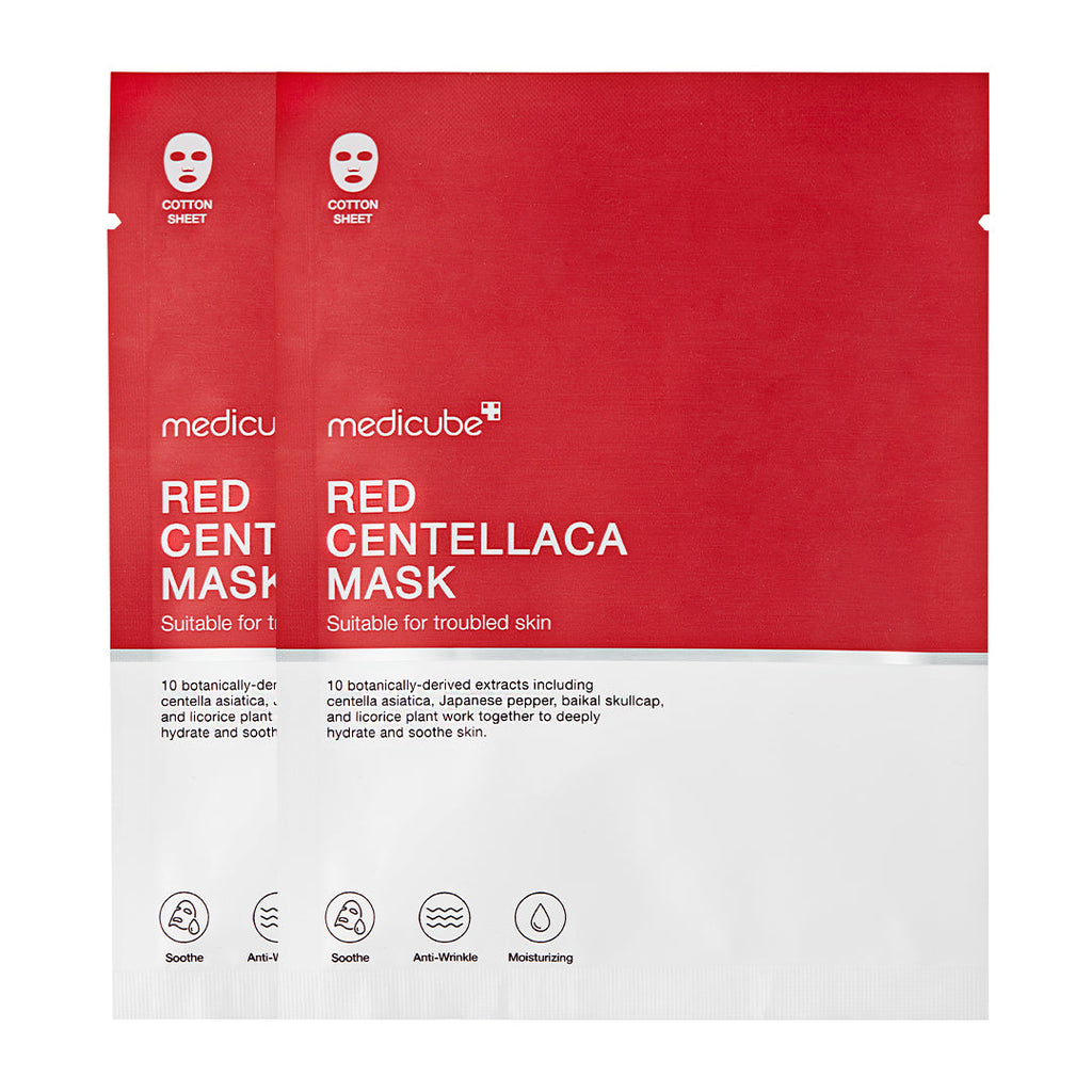 Red Centellaca Mask — 2 MASKS