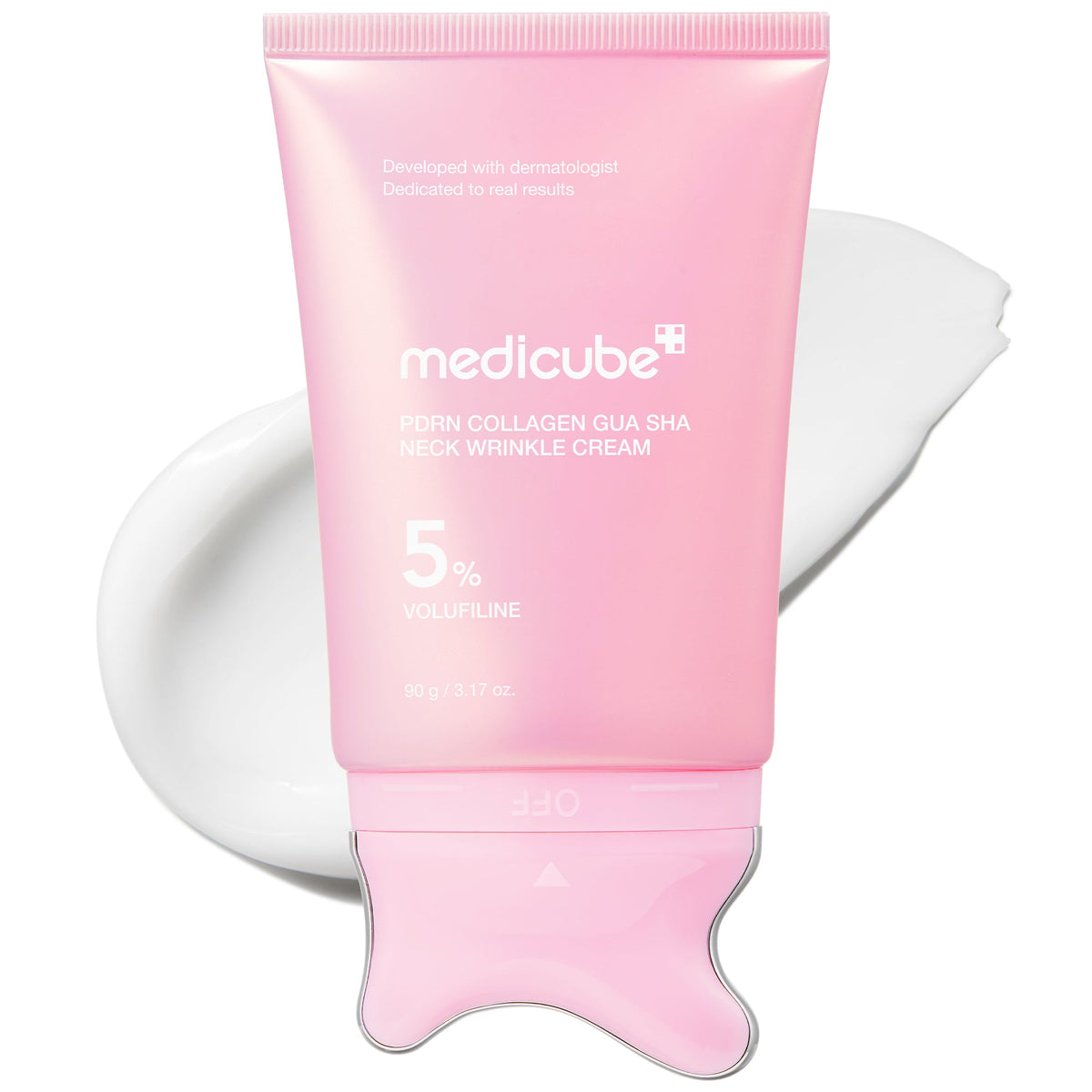 PDRN Collagen Gua Sha Neck Wrinkle Cream - medicube.us