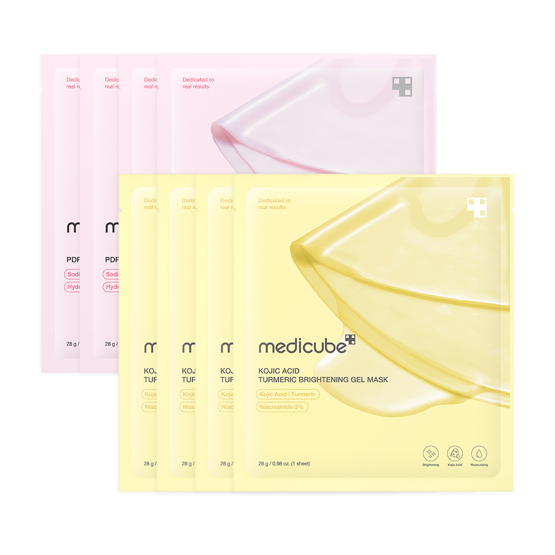 Salmon PDRN Pink Collagen Jelly Gel Mask — Gold & Pink Jelly Mask Bundle (8EA)