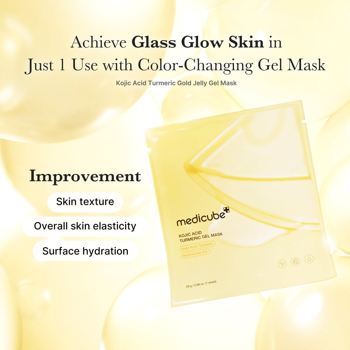 [Subscr.] Kojic Acid Turmeric Gold Jelly Gel Mask